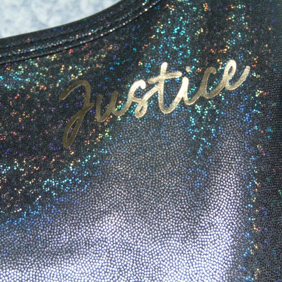 Justice Purple Pink Blue Ombre Leotard L(12-14) - Picture 3 of 8